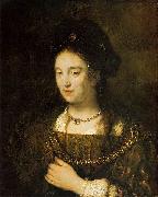 Rembrandt Peale Saskia van Uylenburgh oil painting